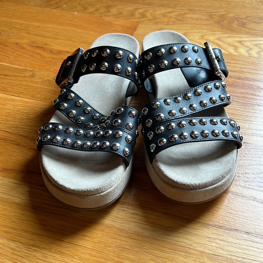 Michael Kors studded slides